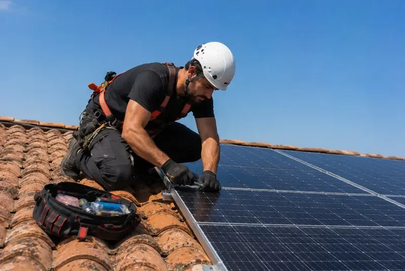 Maintenance et monitoring de panneaux solaires à Saint-Séglin