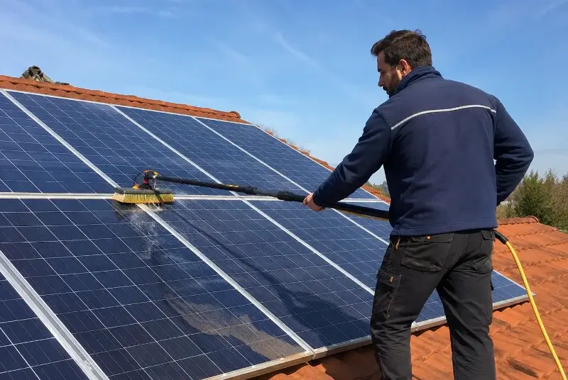 Nettoyage et entretien de panneaux solaires à Saint-Séglin